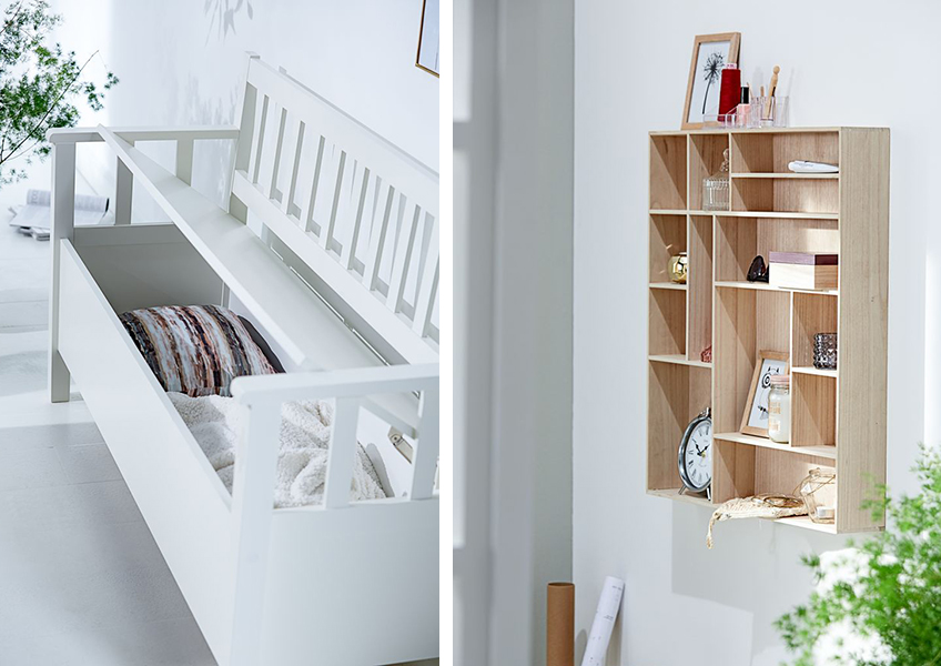 Hallway storage and decoration ideas from JYSK