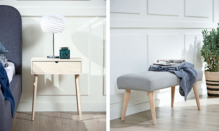 Scandinavian bedroom furniture from JYSK